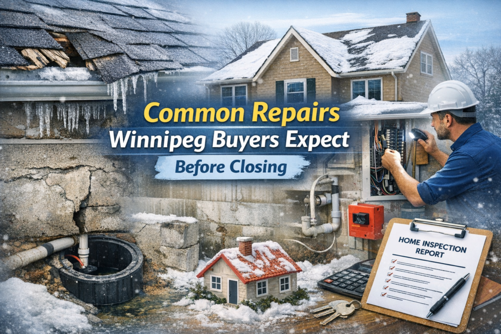 common repairs Winnipeg buyers expect before closing